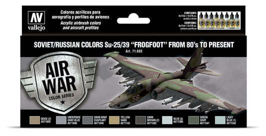 Vallejo Air War - Soviet/Russian colors Su-27 “Flanker” from 80's