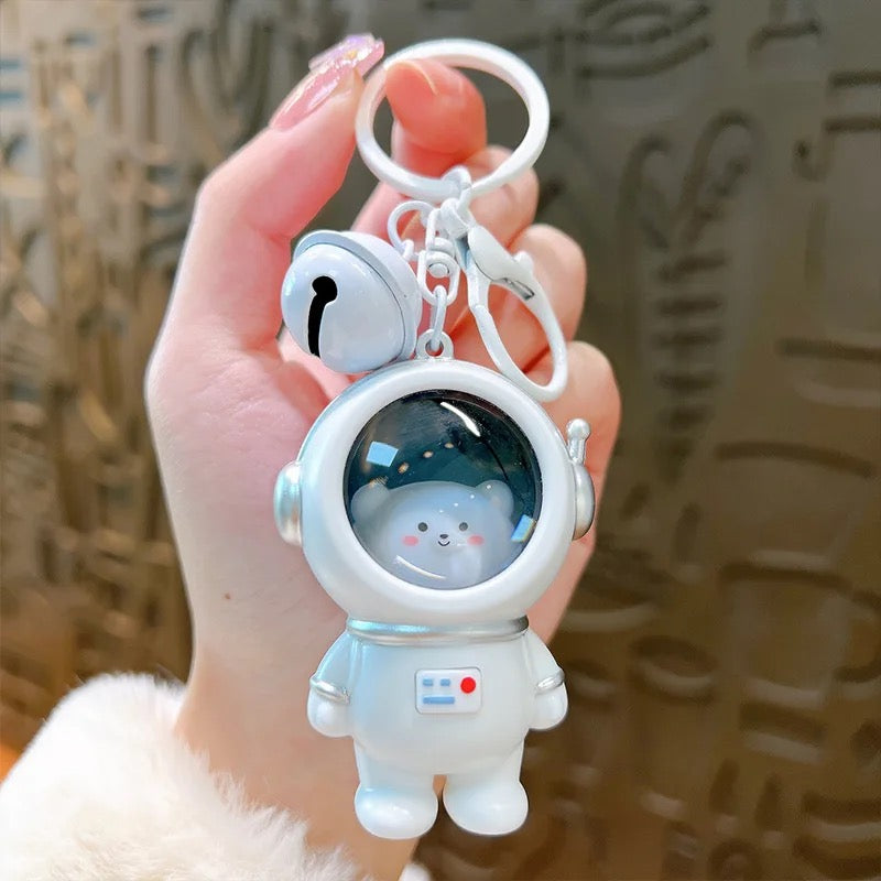 Space Animal Astronaut Light Keychain