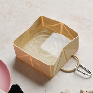 Cocopup Foldable Travel Bowl - Nude - Puptqe USA Corp