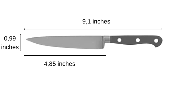 utility knife yellow sea size