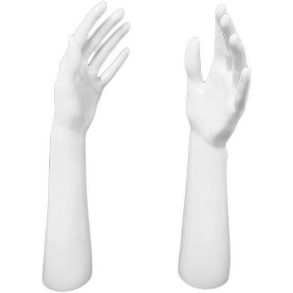 white jewelry gloves