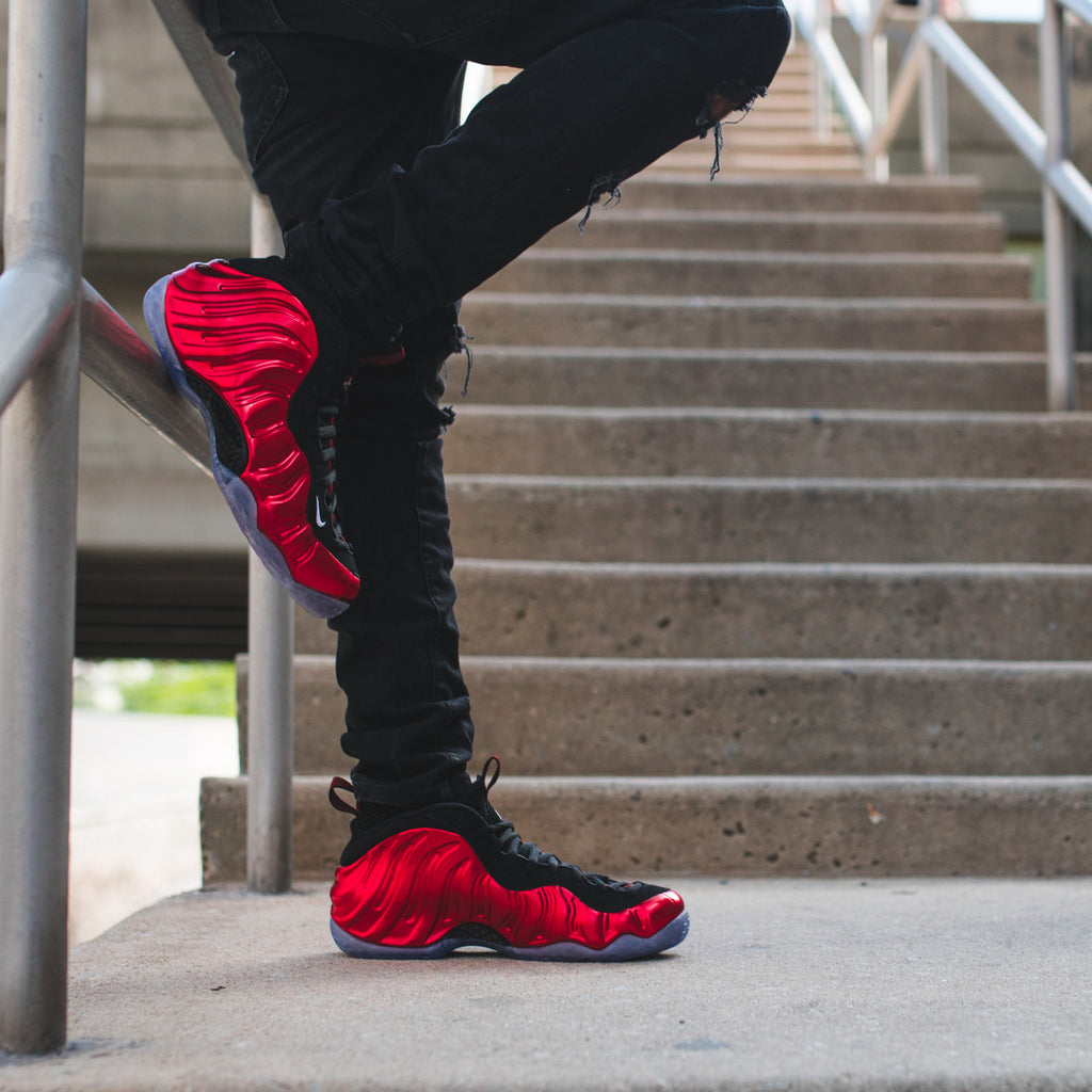 NIKE AIR FOAMPOSITE ONE "METALLIC RED"   City Blue