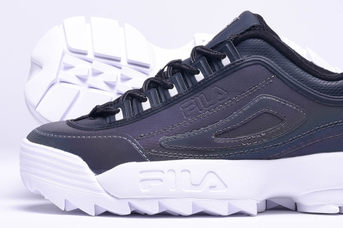 fila disruptor ii phase shift black shoes