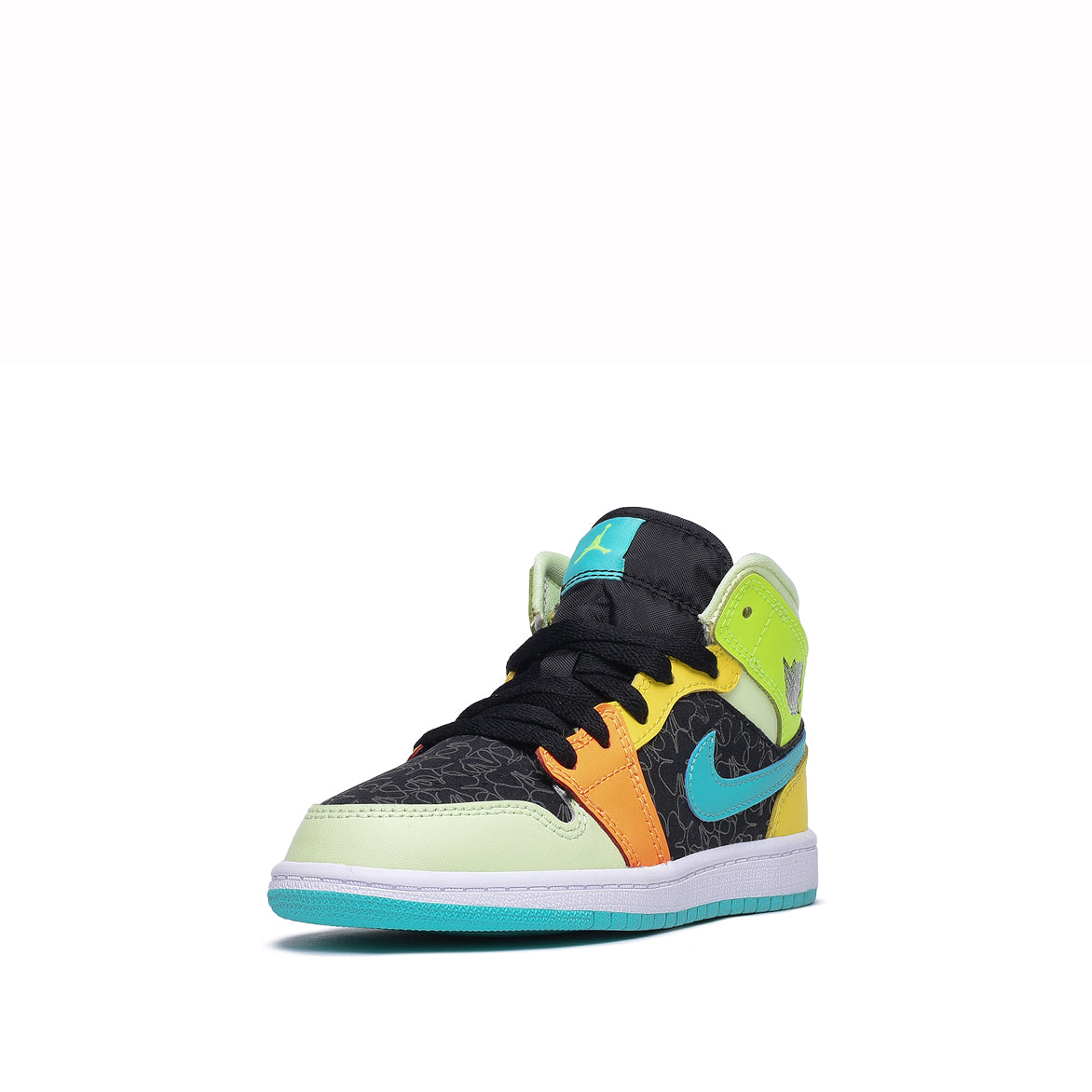 air jordan 1 mid se aurora green