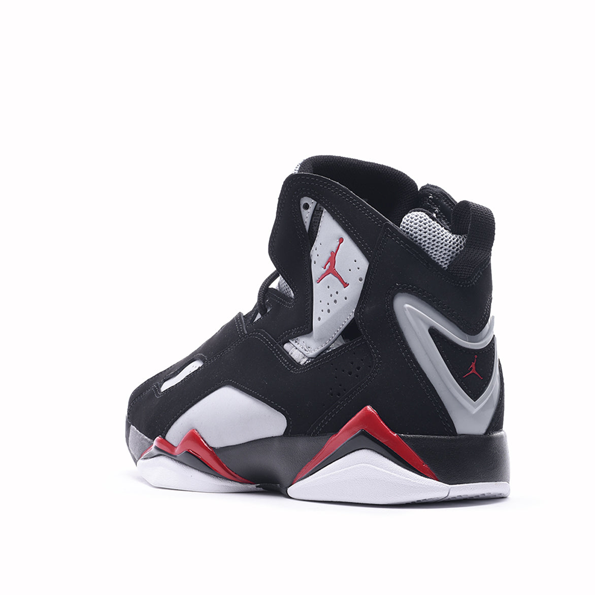 jordan true flight black varsity red wolf grey