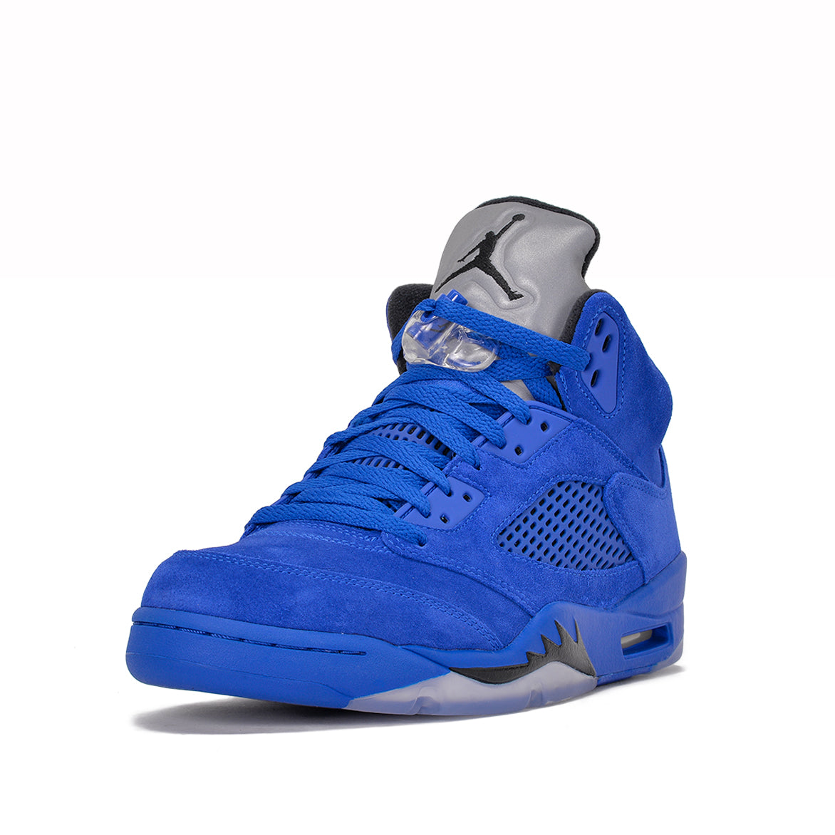 blue jordan 5 suede