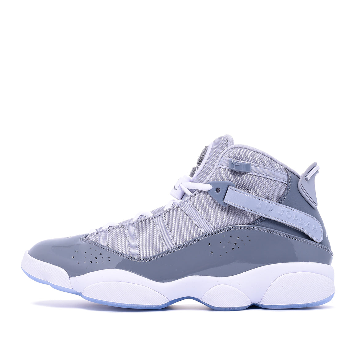 jordan 6 rings grey and blue