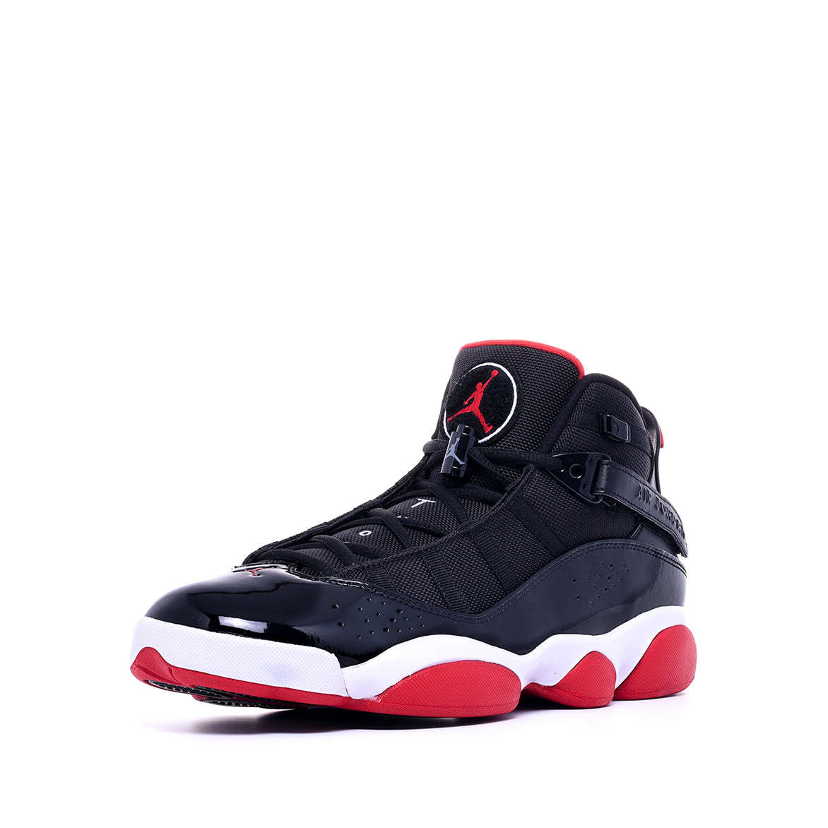 jordan 6 rings black and red