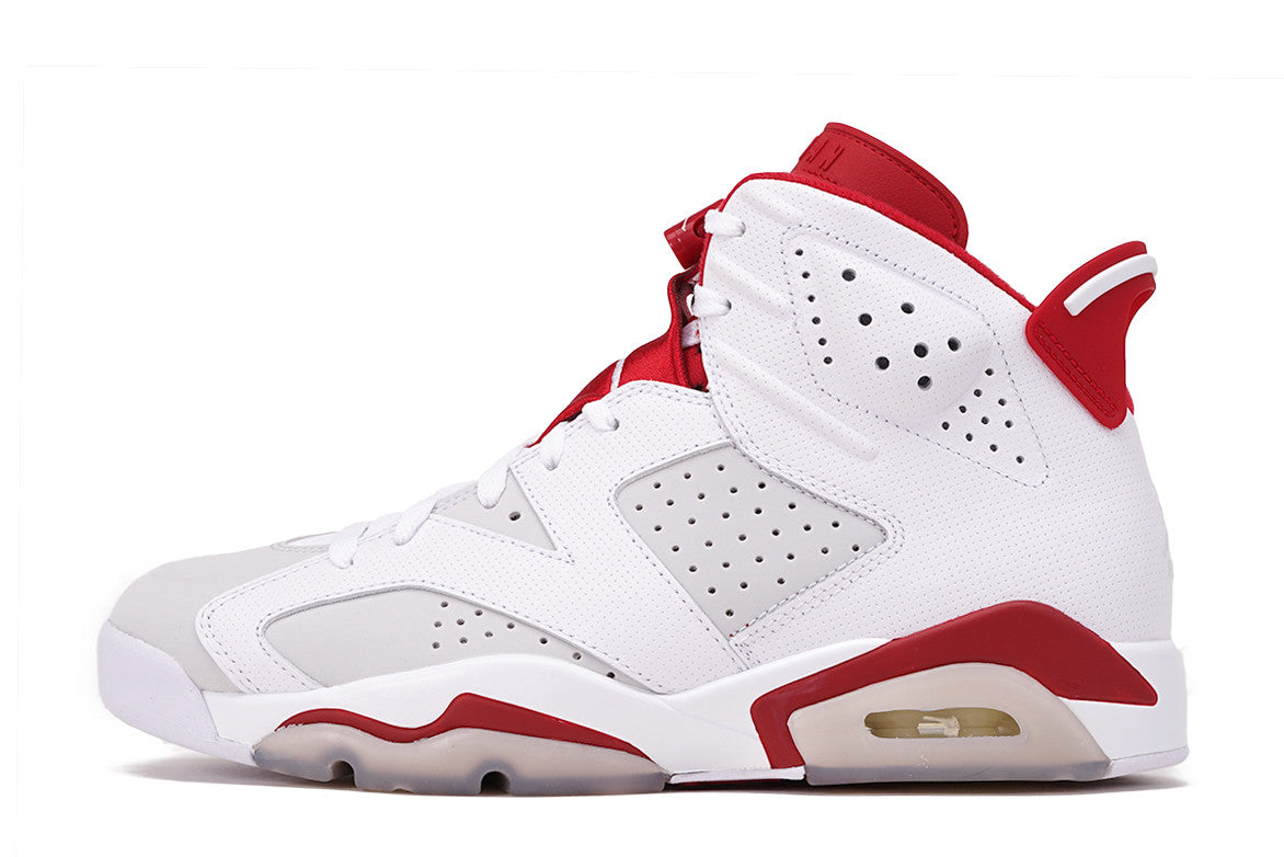 jordan 6 white and burgundy