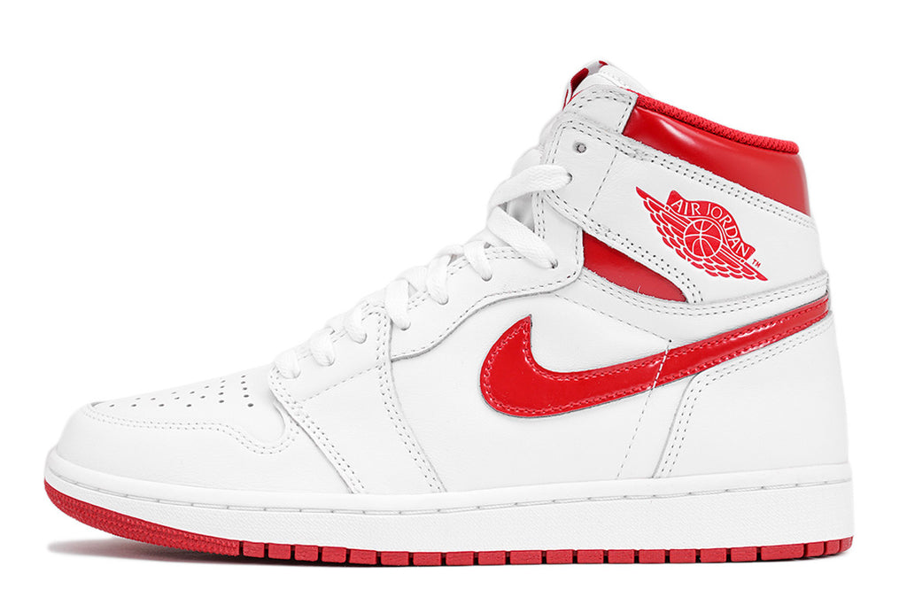 air jordan 1 white with red swoosh