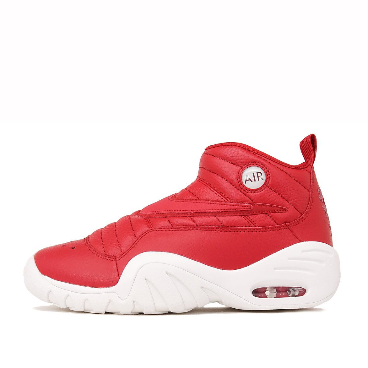 nike air shake ndestrukt white and red