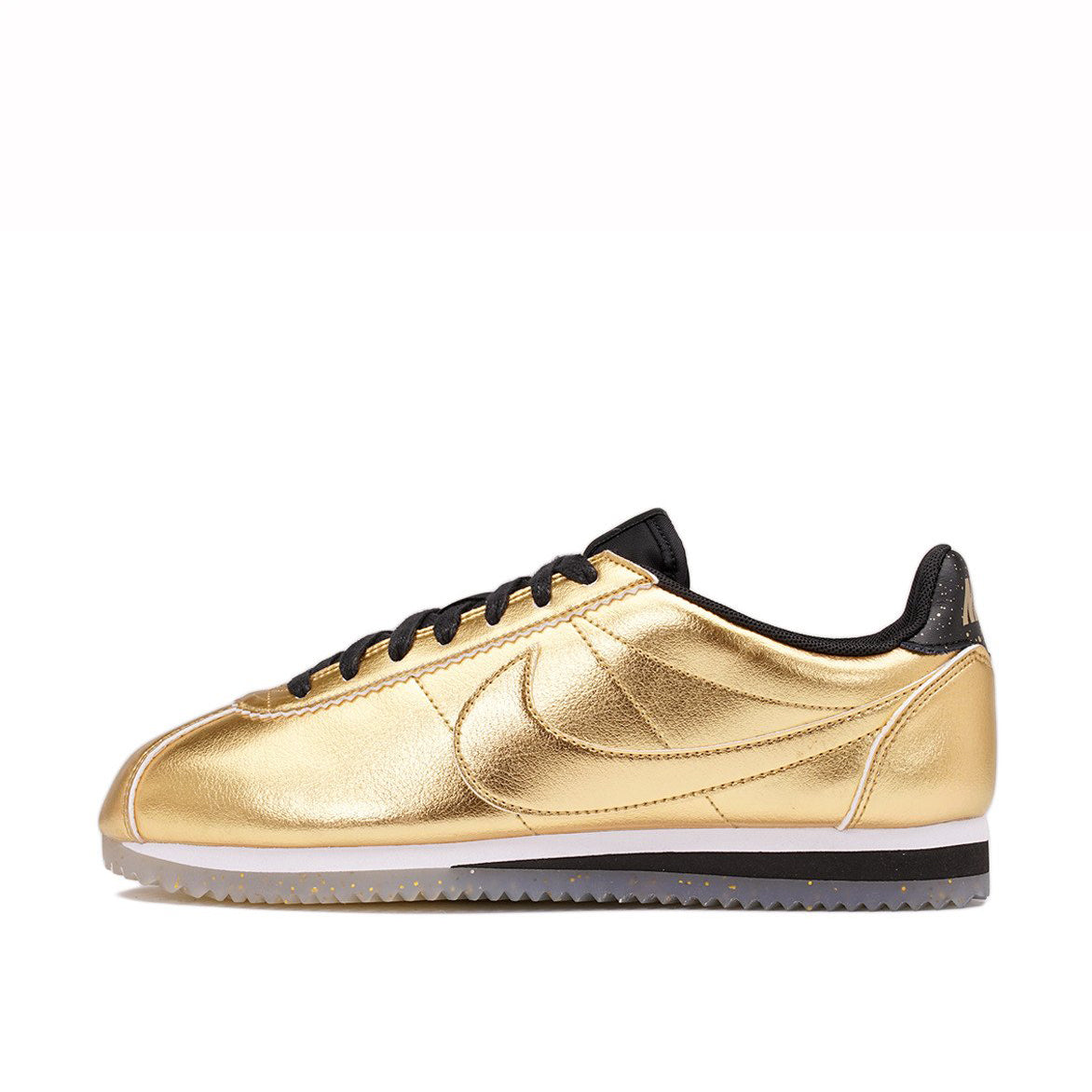 nike cortez gold metallic