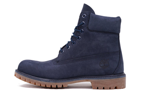 black and blue timberland boots