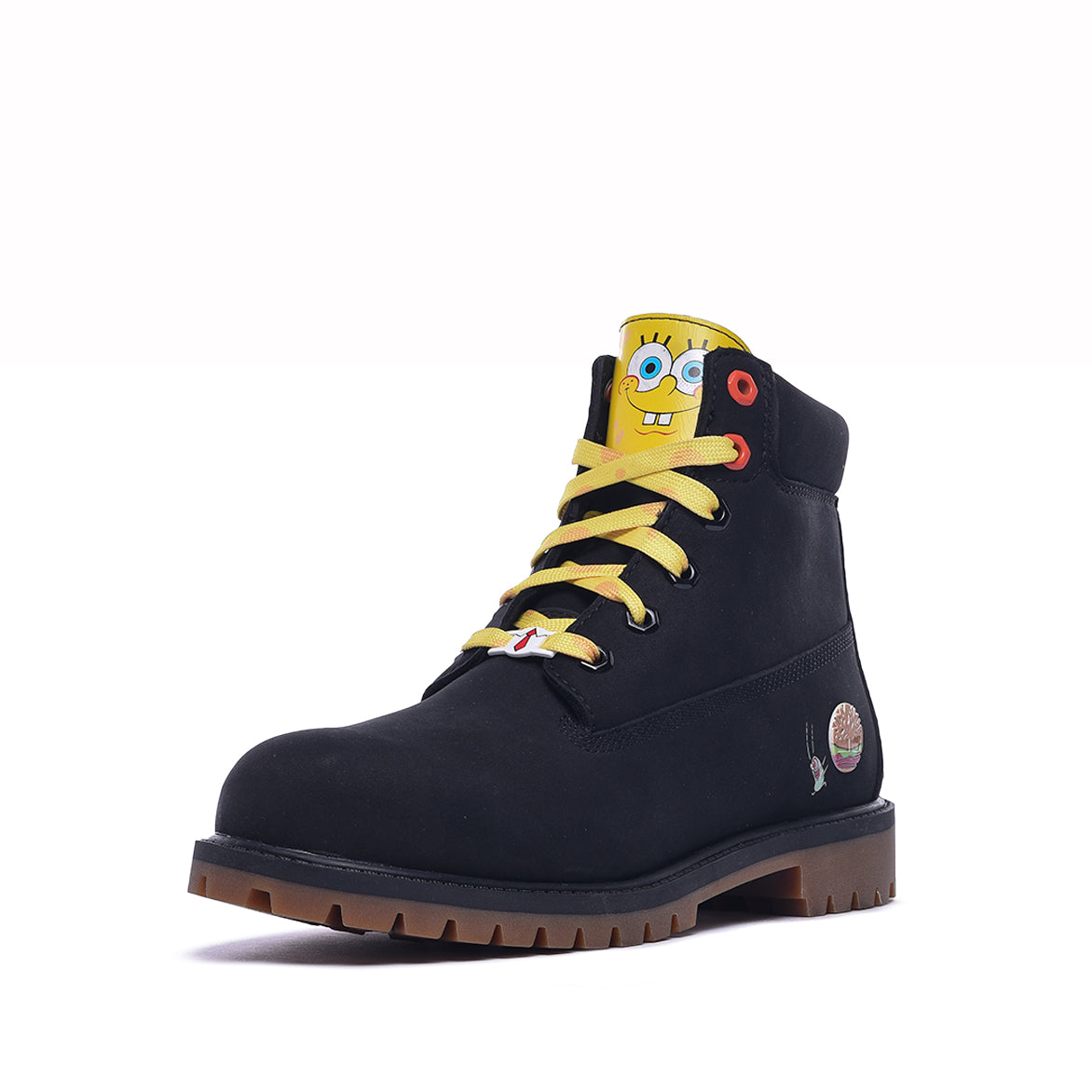 black and yellow timberlands
