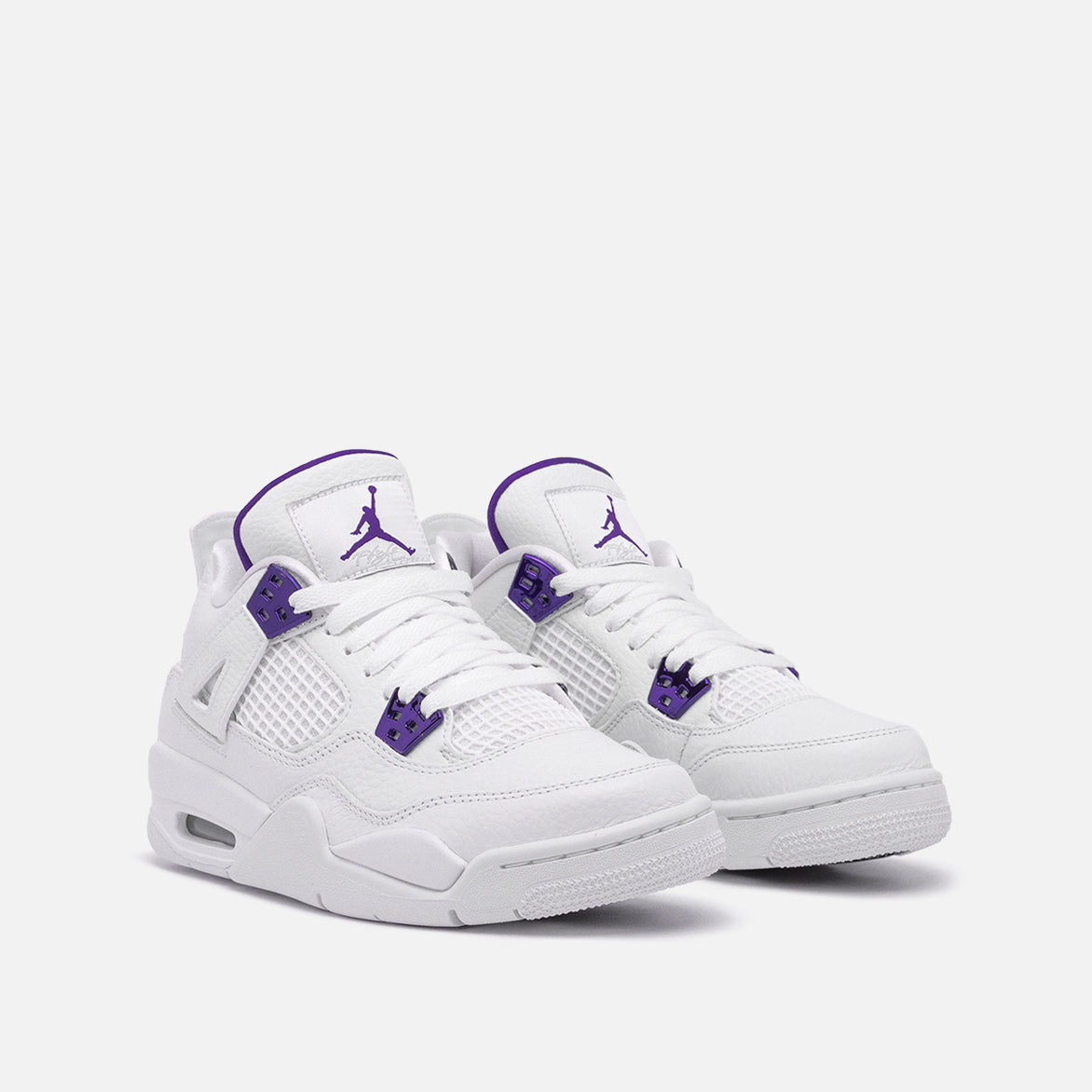 air jordan 4 retro gs purple metallic