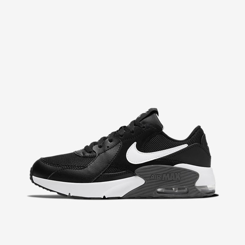 nike air max 1 gs black white dark grey