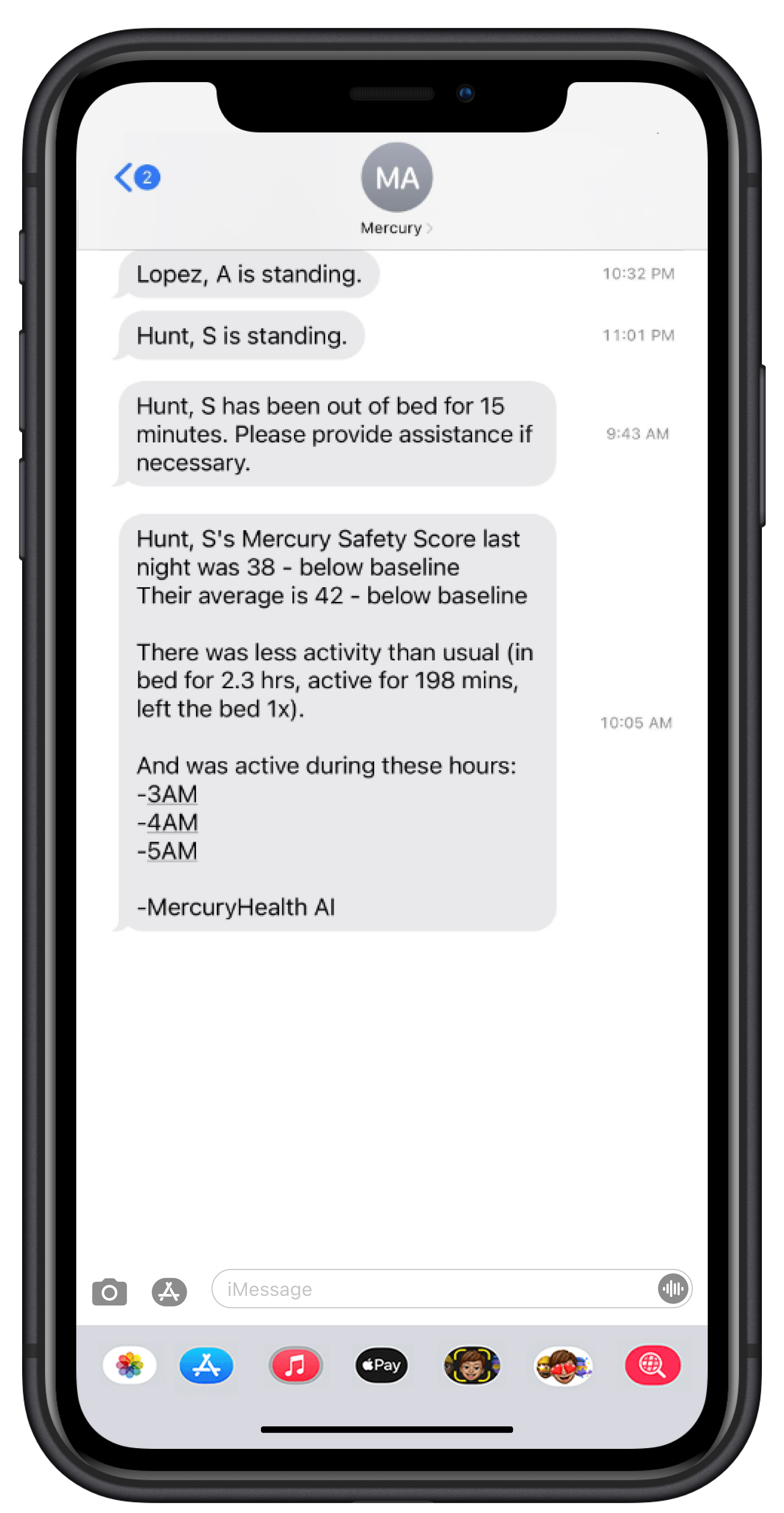 Mobile Alerts through messages