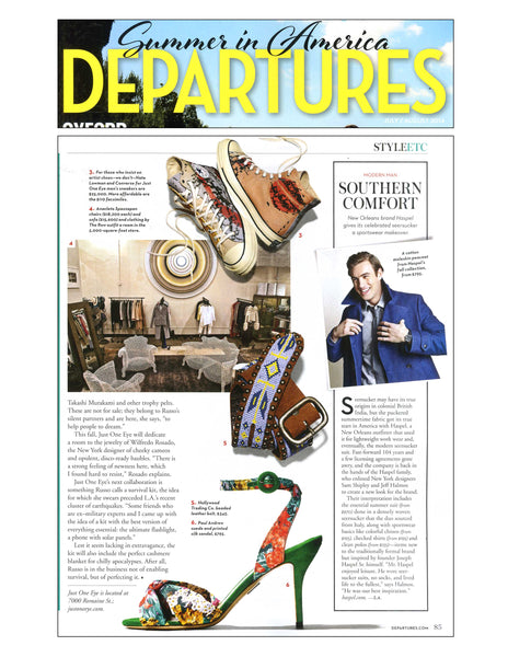 Departures feature Haspel in Southern Comfort article