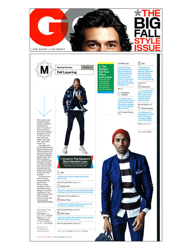 GQ features Haspel in fall layers