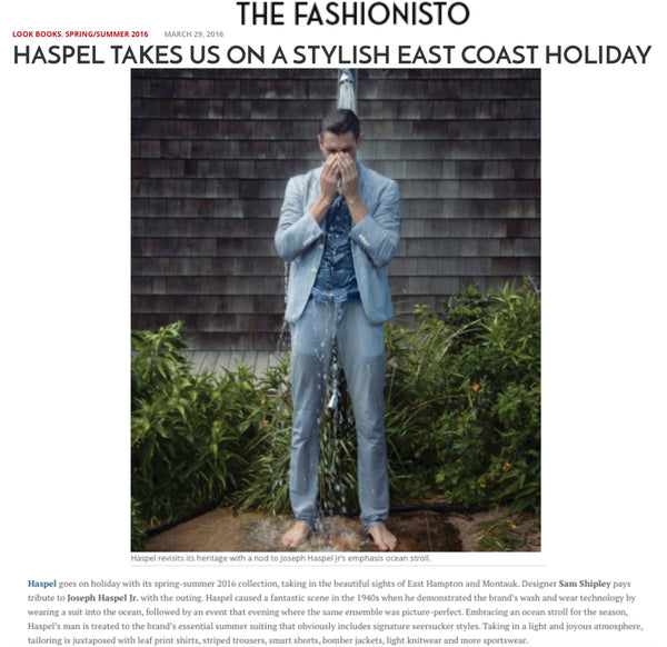 thefashionisto.com features Haspel's spring/summer 2016 collection