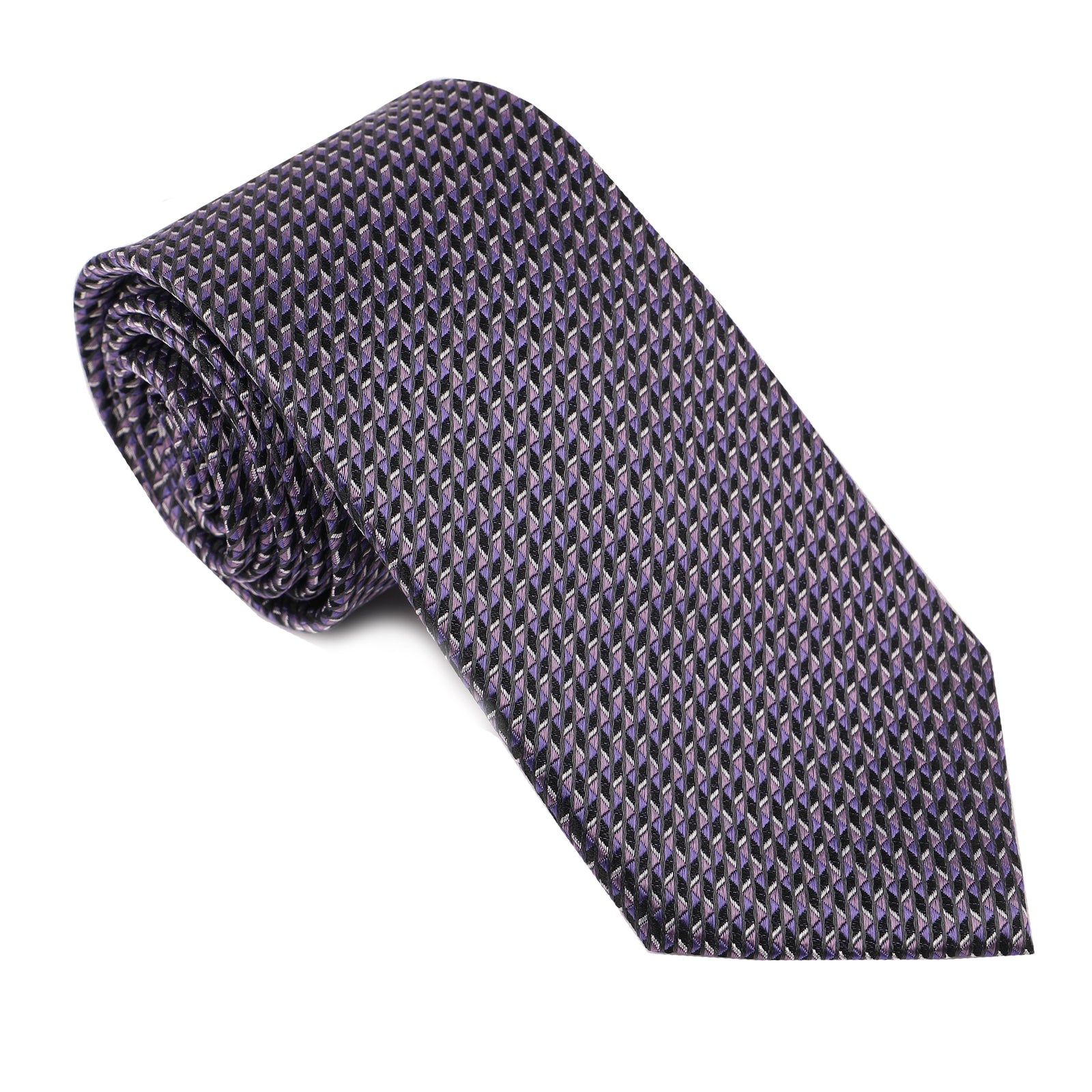 Neckties, Purple Mini Circle
