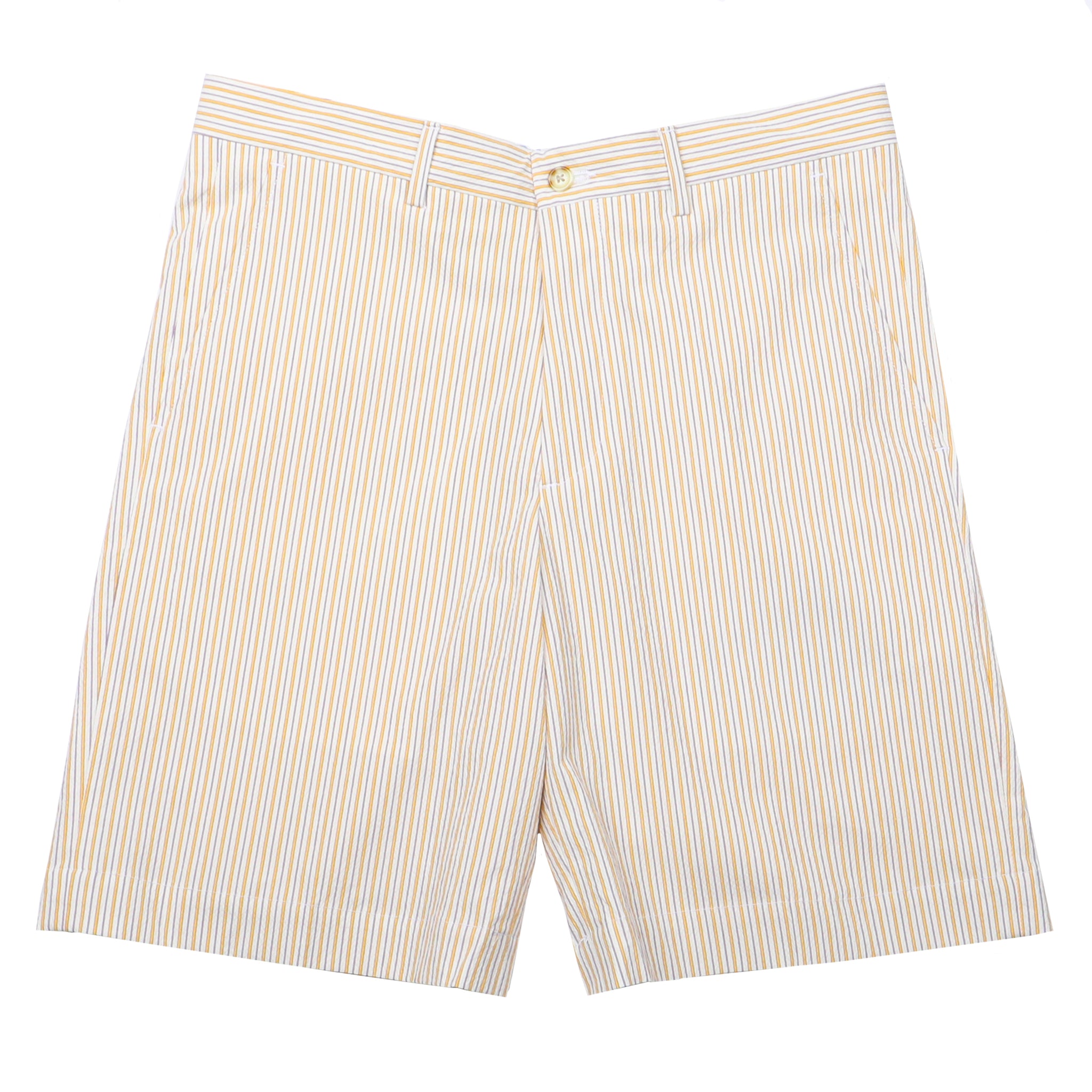 Men's Seersucker Short | Felicity Purple and Gold Seersucker Short | Haspel