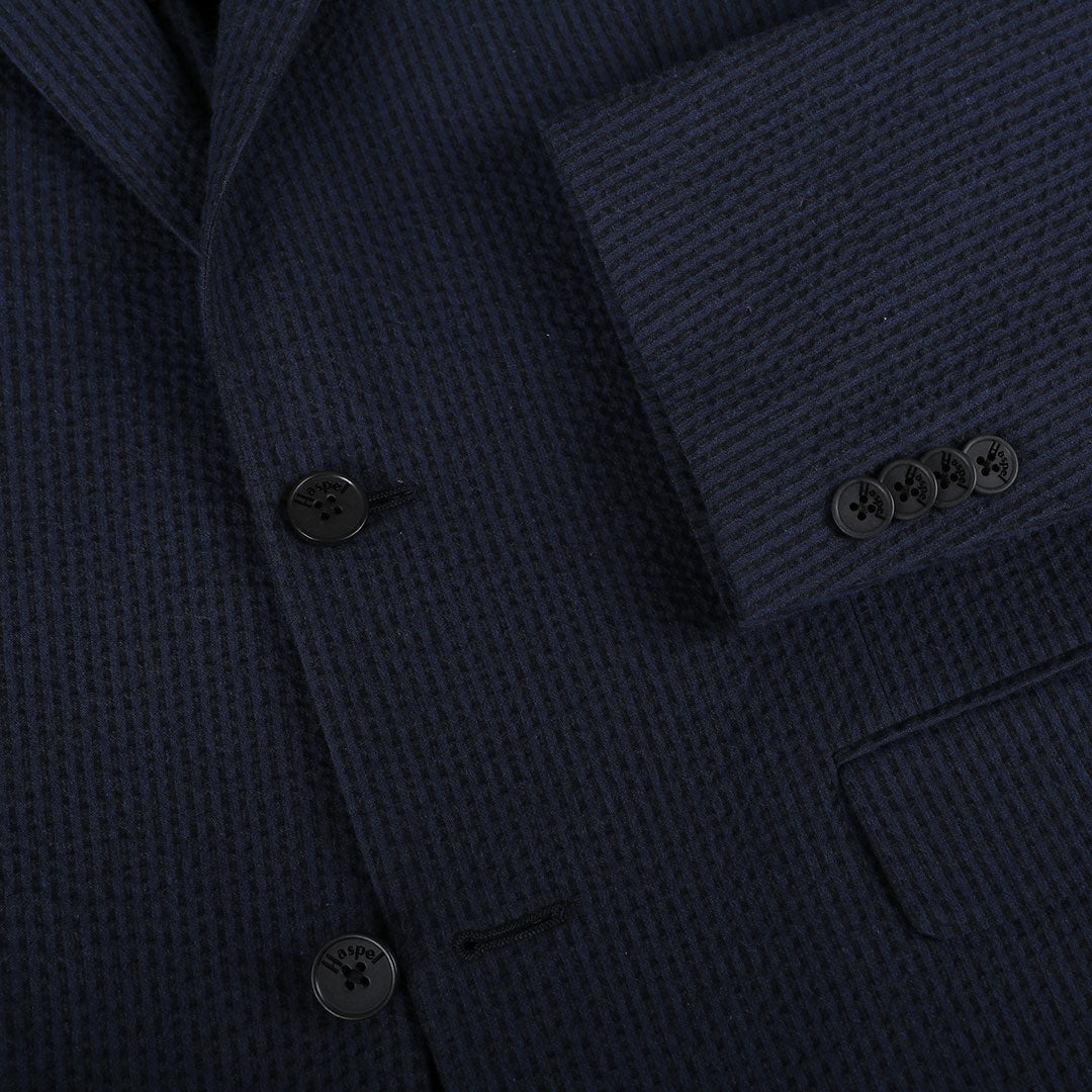 Vieux Carre Navy / Black Seersucker Suit Separates - Haspel