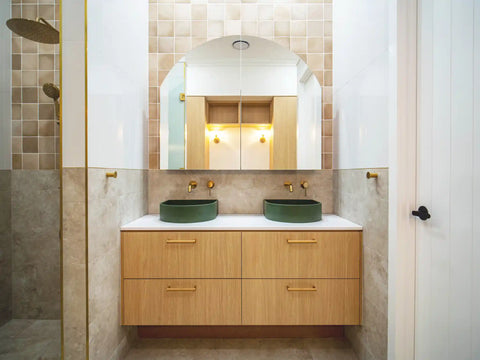 Blend Concrete Design Comet Concrete Basin in Custom Colour for Bathroom Setting