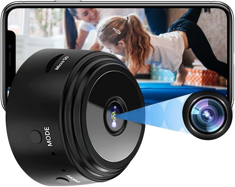 Caméra espion cachée KFK, mini caméra nounou WiFi sans fil 1080P pour maison intelligente - meilleures caméras cachées pour chambre, salle de bain et maison - GRANDGOLDMAN.COM