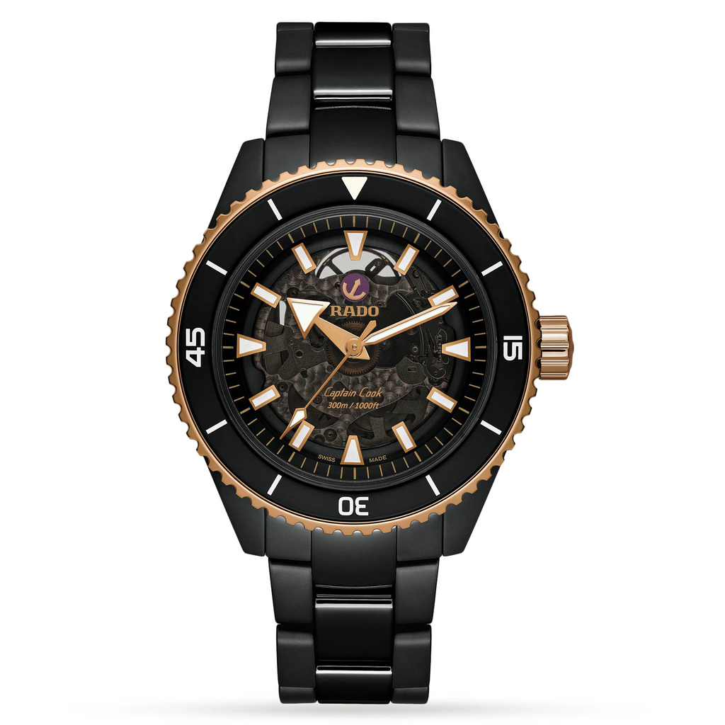 Montre RADO Captain Cook High-Tech 43 mm pour homme – Meilleures montres de plongée de luxe pour hommes des profondeurs (tous budgets) | GRANDGOLDMAN.COM