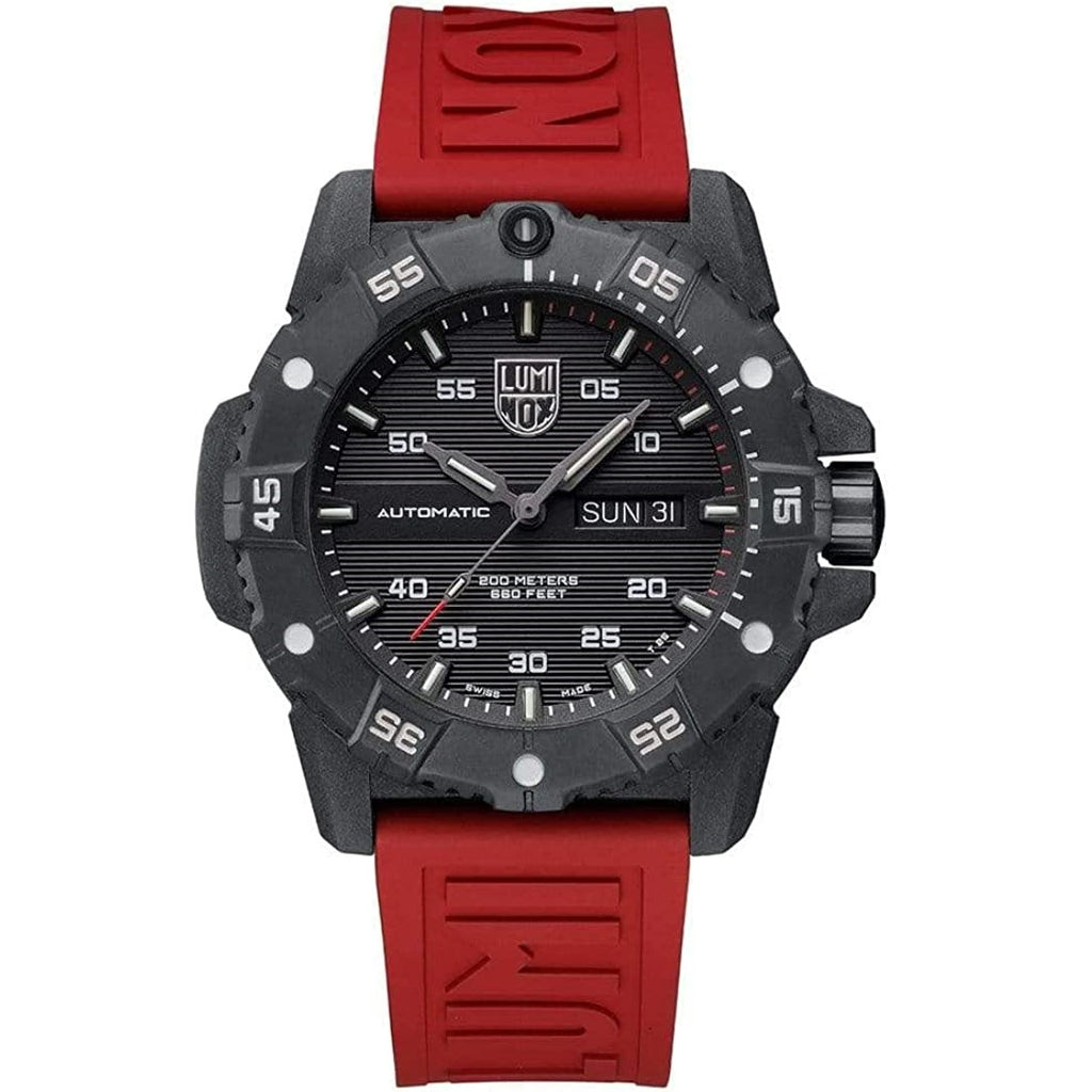 LUMINOX Master Carbon Seal Automatique XS.3875 Montre Homme 45 mm - Meilleures montres de plongée de luxe pour hommes des profondeurs - GRANDGOLDMAN.COM