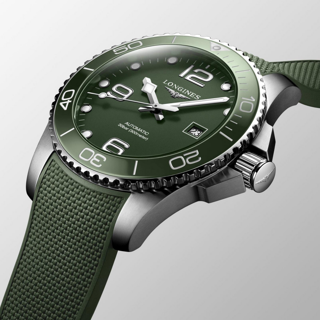 La Longines Hydroconquest en vert