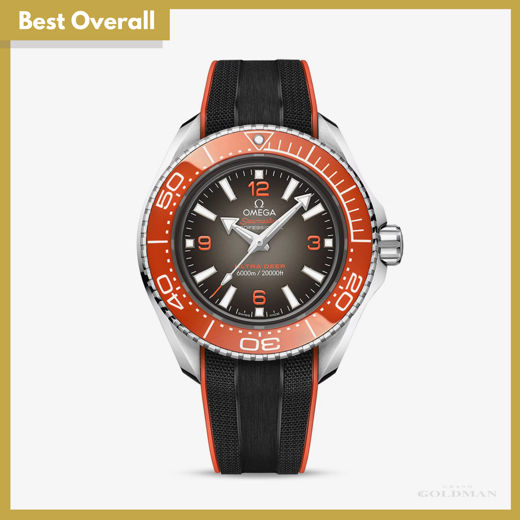 OMEGA Seamaster Planet Ocean Ultra Deep 6000m – Meilleures montres de plongée de luxe pour hommes des profondeurs (tous budgets) | GRANDGOLDMAN.COM