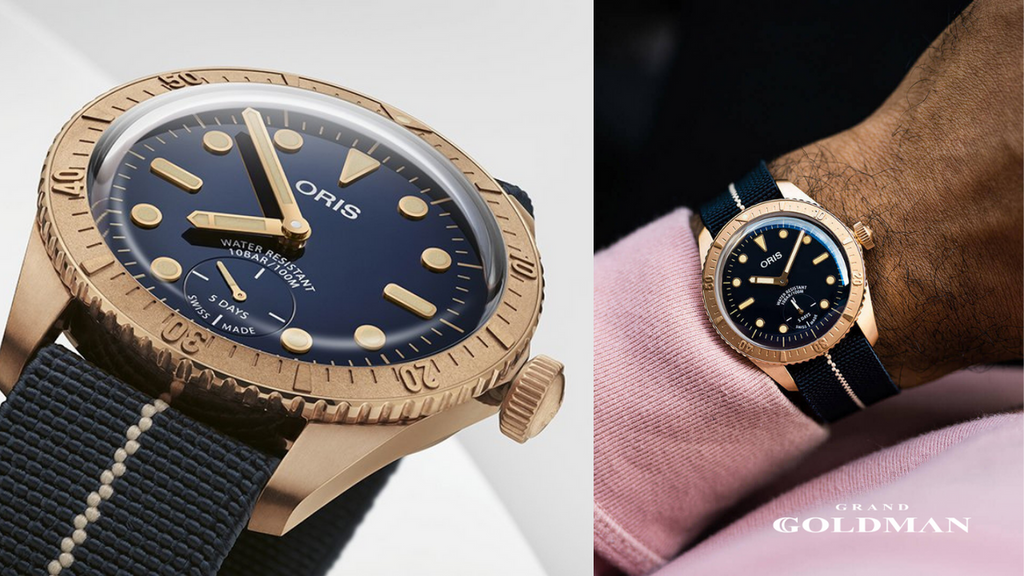 Oris Carl Brashear Calibre 401 - 25 Best Luxury Watches Under 10000 USD to Invest in Now - GRANDGOLDMAN.COM