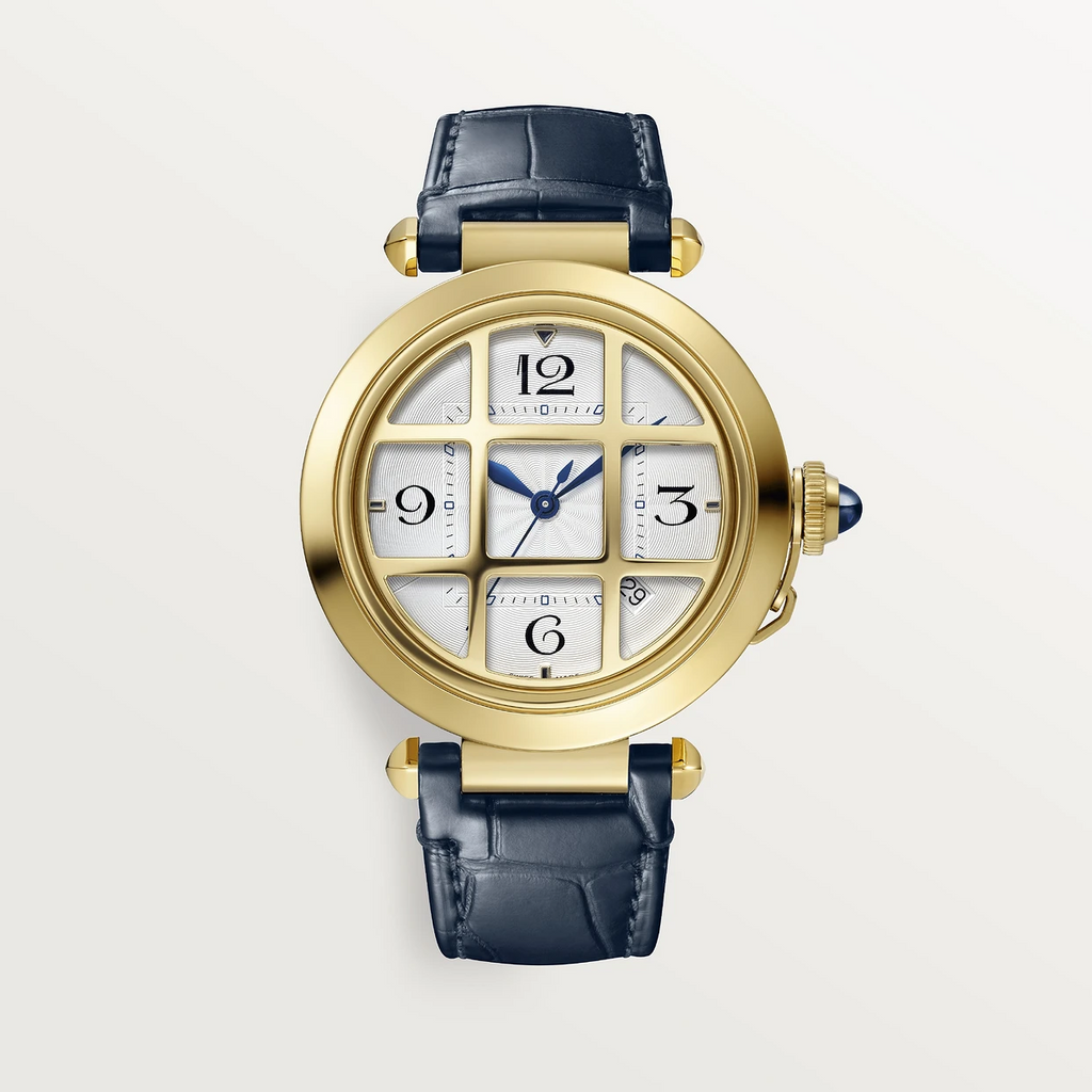 Montre pour homme Cartier Pasha Grille en or | 28 meilleures montres en or pour hommes Cartier pour reprendre le temps que vous avez perdu - GRANDGOLDMAN.COM