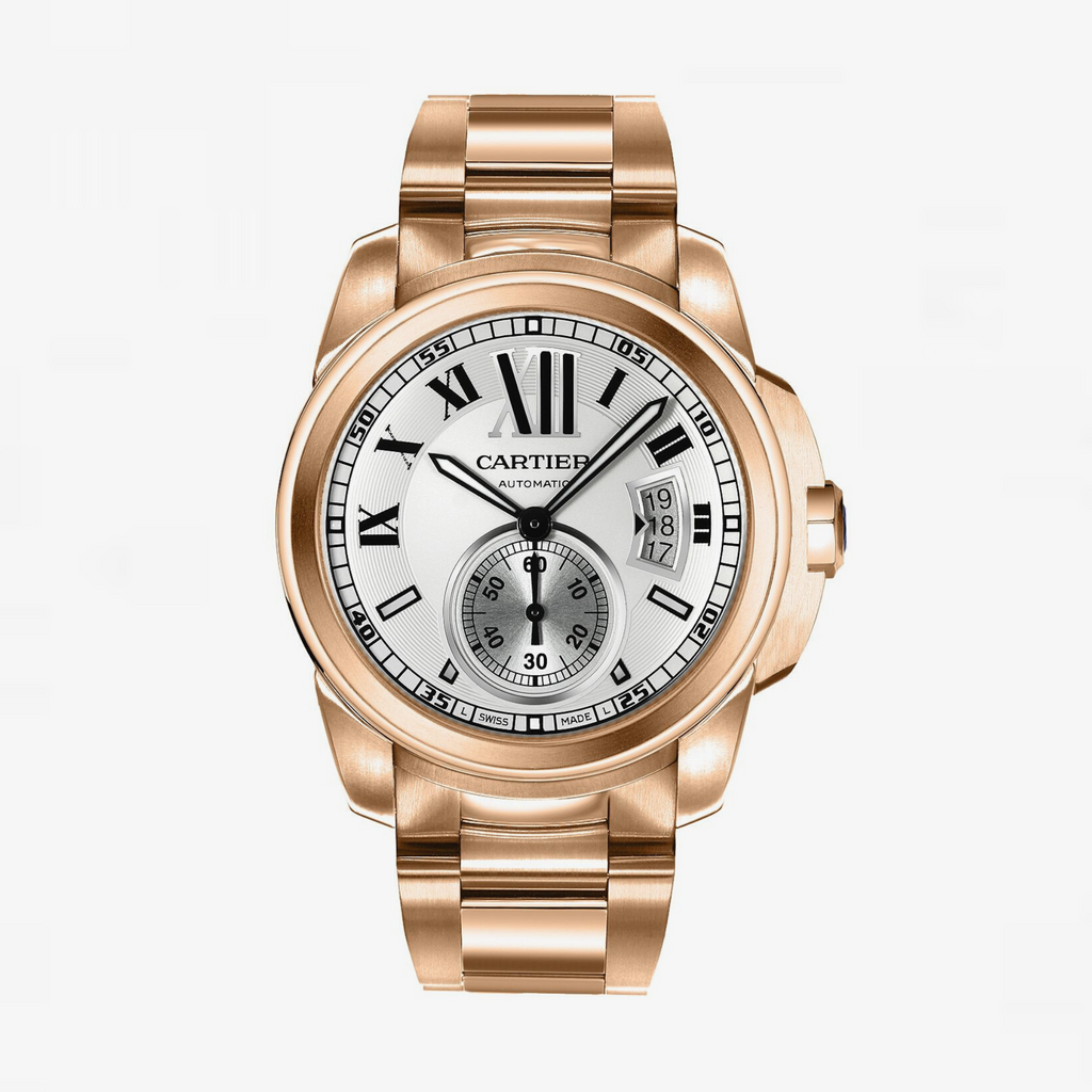 Montre Calibre De Cartier en Or | 28 meilleures montres en or pour hommes Cartier pour reprendre le temps que vous avez perdu - GRANDGOLDMAN.COM