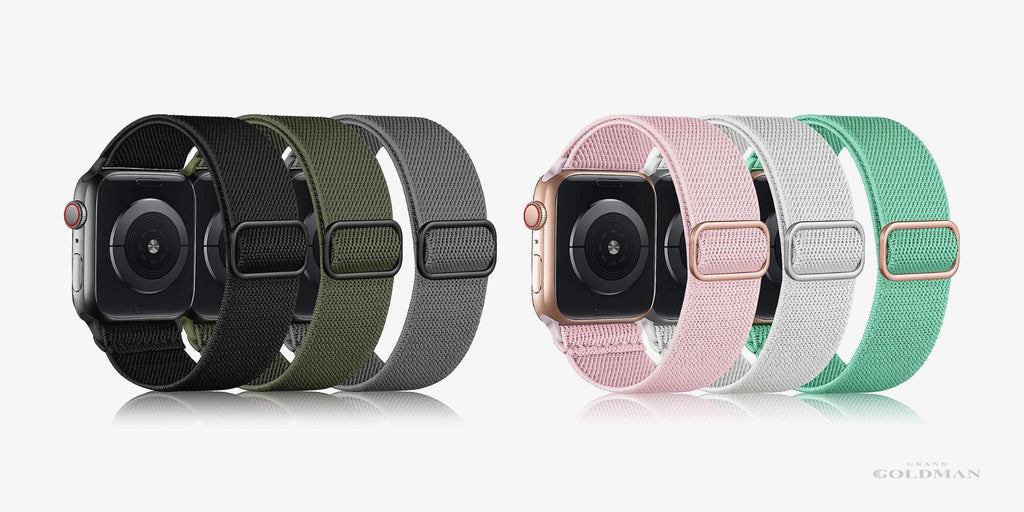 Meilleur bracelet extensible Apple Watch : Solo Loop Unisex 3 Pack (réglable) - 24 meilleurs bracelets de montre : Guide des bracelets abordables (y compris Apple 2023) - GRANDGOLDMAN.COM