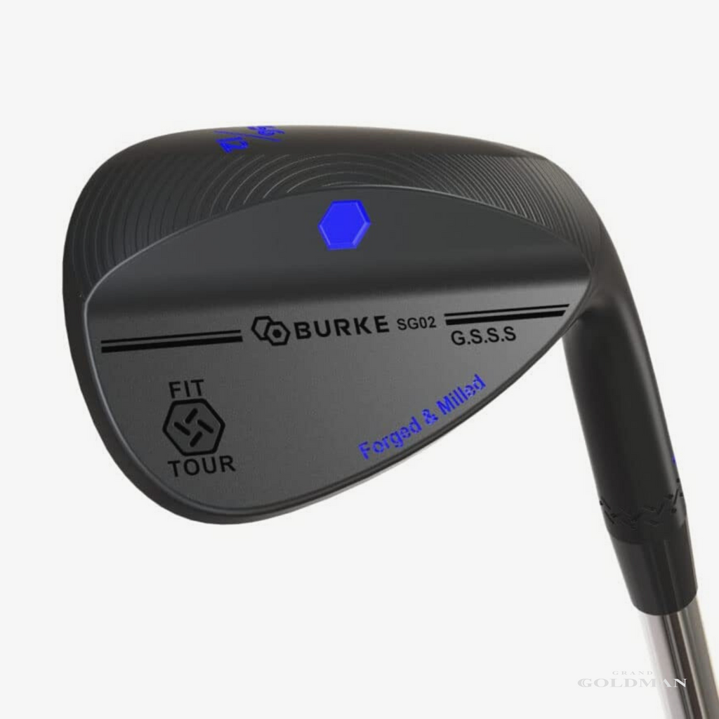 Excellente stabilité du backspin : Wedge de golf en sable BURKE SG02 - Meilleurs nouveaux clubs de golf 2023 pour tous les golfeurs et tous les budgets (hommes et femmes) - GRANDGOLDMAN.COM