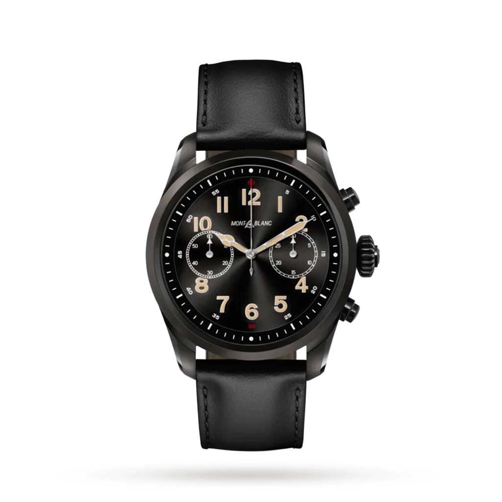 Montre intelligente pour hommes MONTBLANC Summit 2 en acier inoxydable 42 mm - Meilleures montres de plongée de luxe pour hommes des profondeurs - GRANDGOLDMAN.COM