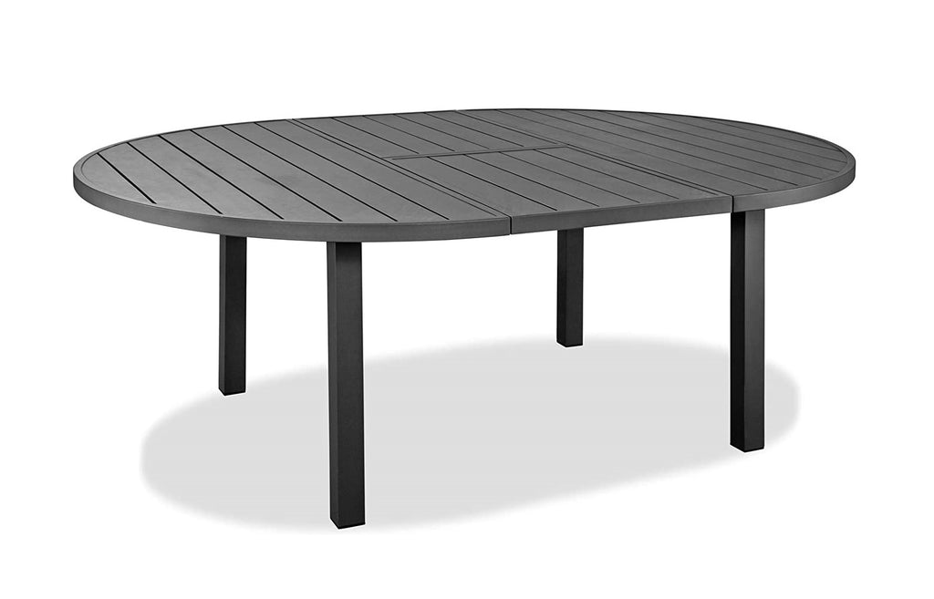 Meilleure table à manger extérieure ronde extensible pour 8 personnes : Table à manger ovale intérieure/extérieure Aloha - Meilleures tables à manger extérieures extensibles pour des repas plus conviviaux - TAXHVN.COM