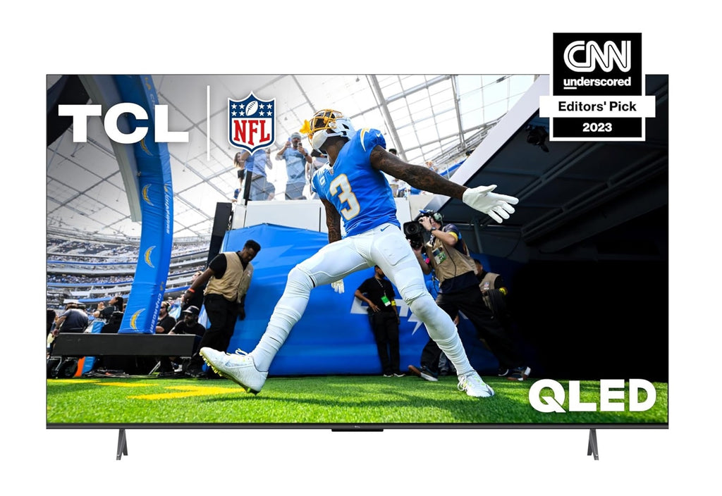 TCL 75-Inch Q6 QLED 4K Smart TV with Google (75Q650G, 2023 Model) Dolby Vision, Atmos, HDR Pro+, Game Accelerator Enhanced Gaming, Voice Remote, Works Alexa, Streaming UHD Television - Best 75 inch tv under 1000 - grandgoldman.com