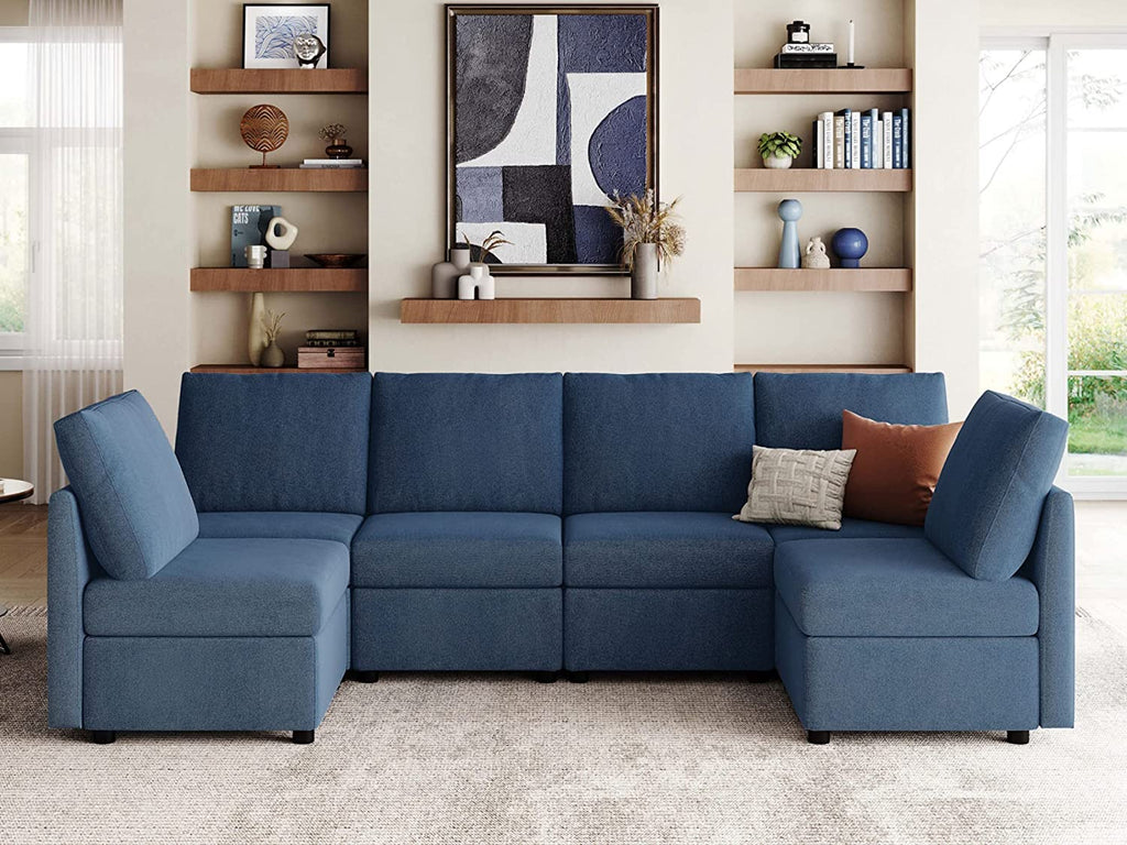 LINSY Modular Sectional Sofa - 24 Smart Reversible Couches & The Best Sofa Bed Online - TAX HAVEN - TAXHVN.COM