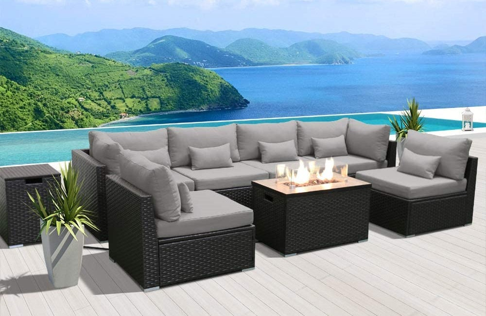 Ensemble de meubles de patio DINELI - Les meilleurs modules d'extérieur pour faire de votre patio un salon confortable - TAXHVN.COM