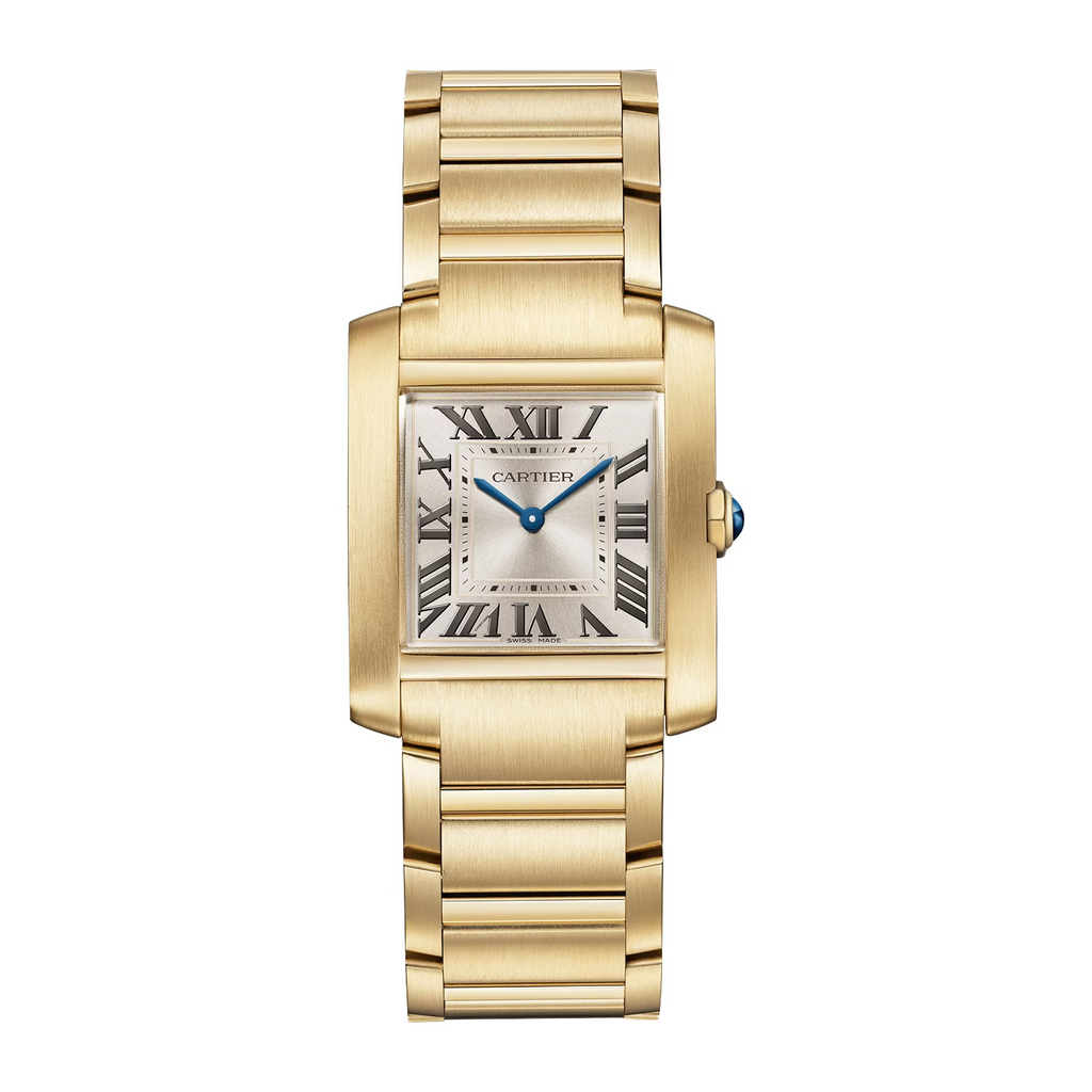 Cartier Tank Française Montre en or | 28 meilleures montres en or pour hommes Cartier pour reprendre le temps que vous avez perdu - GRANDGOLDMAN.COM