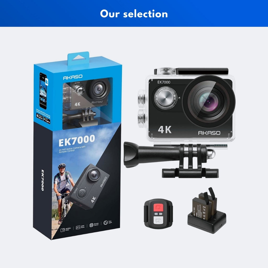 AKASO EK7000 4K30FPS 20MP Action Camera Ultra HD Underwater Camera - Best Underwater Camera for Snorkeling Reviews - GRANDGOLDMAN.COM