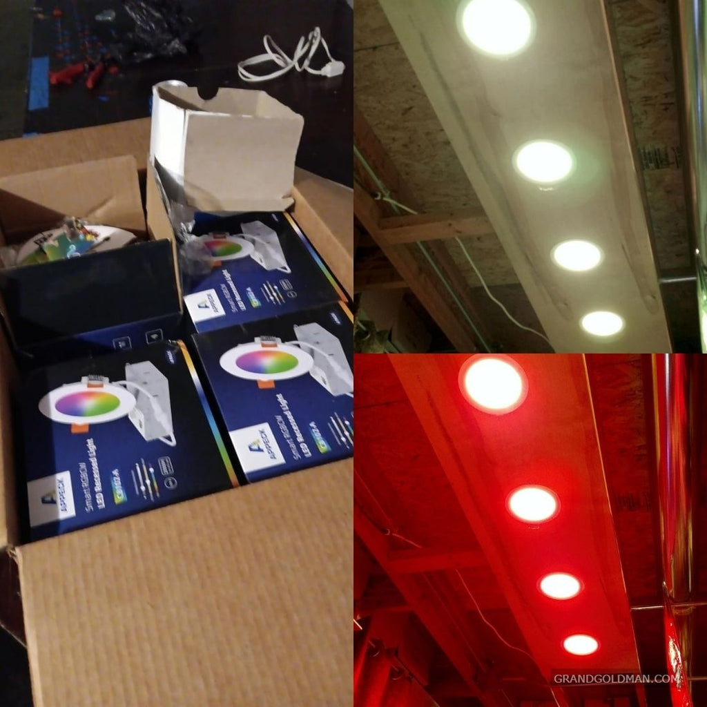 APPECK Smart Recessed Lighting 6 Inch - Best smart LED recessed lights - GRANDGOLDMAN.COM
