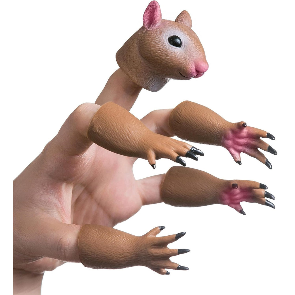 AQKILO® Squirrel Finger Puppet Set - Best weird gift ideas and stuff on amazon - weird gift website weird gift cards weird gift for friend - grandgoldman.com
