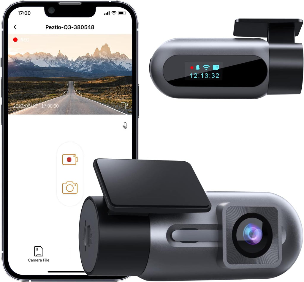 ARIFAYZ Dash Cam WiFi FHD 1080P - Meilleure caméra de tableau de bord pour les camionneurs - GRANDGOLDMAN.COM