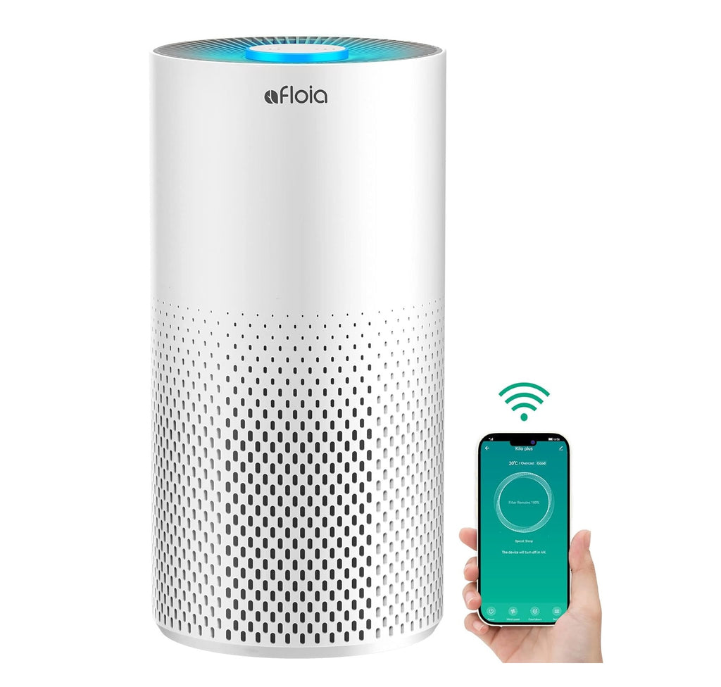 Afloia Air Purifiers for Home Large Room Up to 1076 Ft², Smart WiFi& Bluetooth 3-Stage Filter Air Purifiers for Bedroom - Best Smart Air Purifiers for Home & Pets (Reviews) - grandgoldman.com