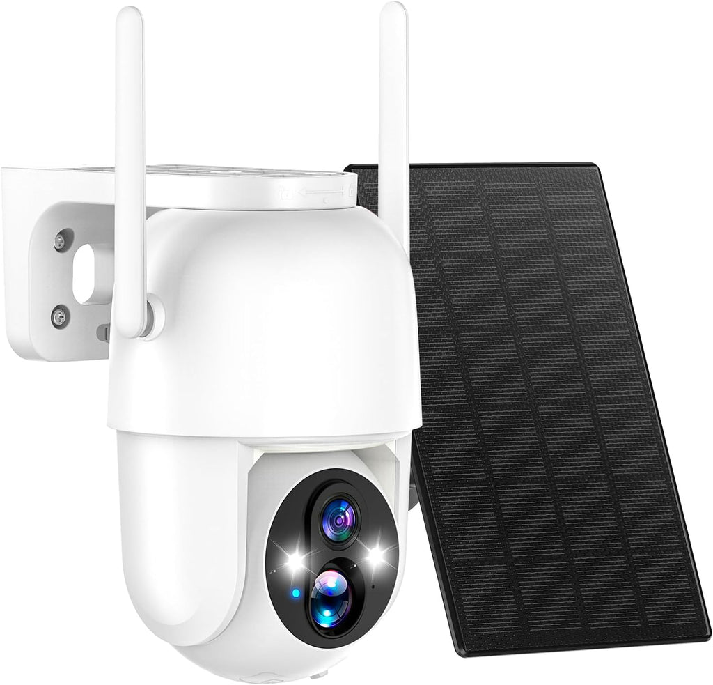 ALLWEVIEE Wireless  Solar Security Camera: Best Pan Tilt 355° - Best Solar Powered Security Camera - GRANDGOLDMAN.COM